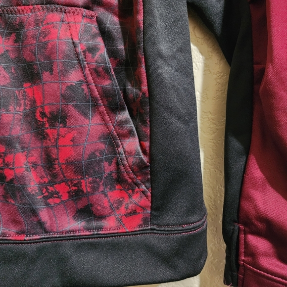 Russell athletic red and black camo hooded pullover sweatshirt Size L (10-12) - Picture 5 of 11